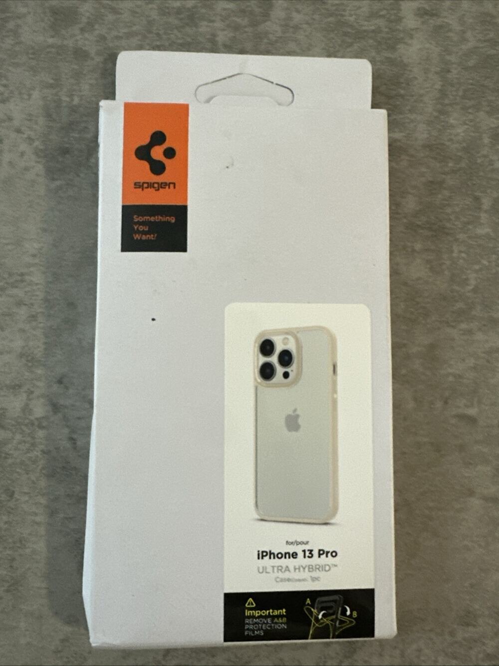 Spigen for iPhone 13 Pro Case, Ultra Hybrid d [No Magnet Ring][Anti-Yellowing]